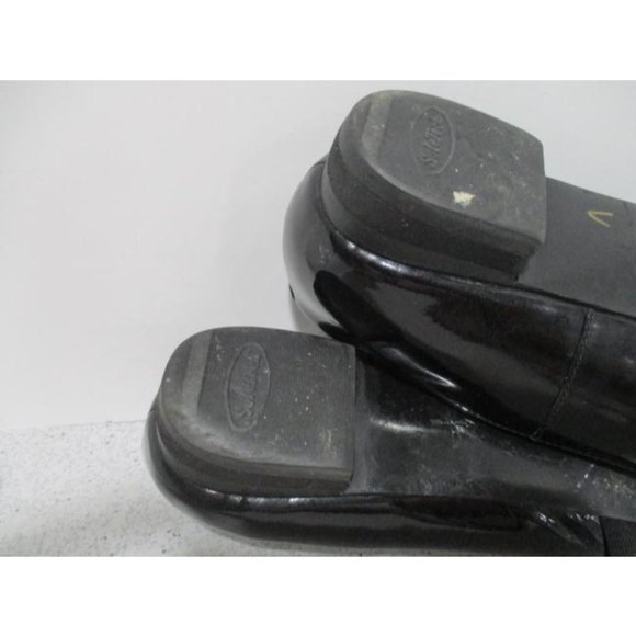 *Pour La Victoire Patent Black Sarina Square Toe Sip On Flats - Picture 6 of 7